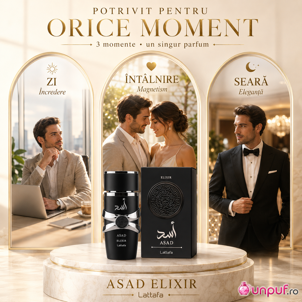 Asad Elixir Lattafa parfum pentru zi &icirc;nt&acirc;lniri seară și ocazii speciale